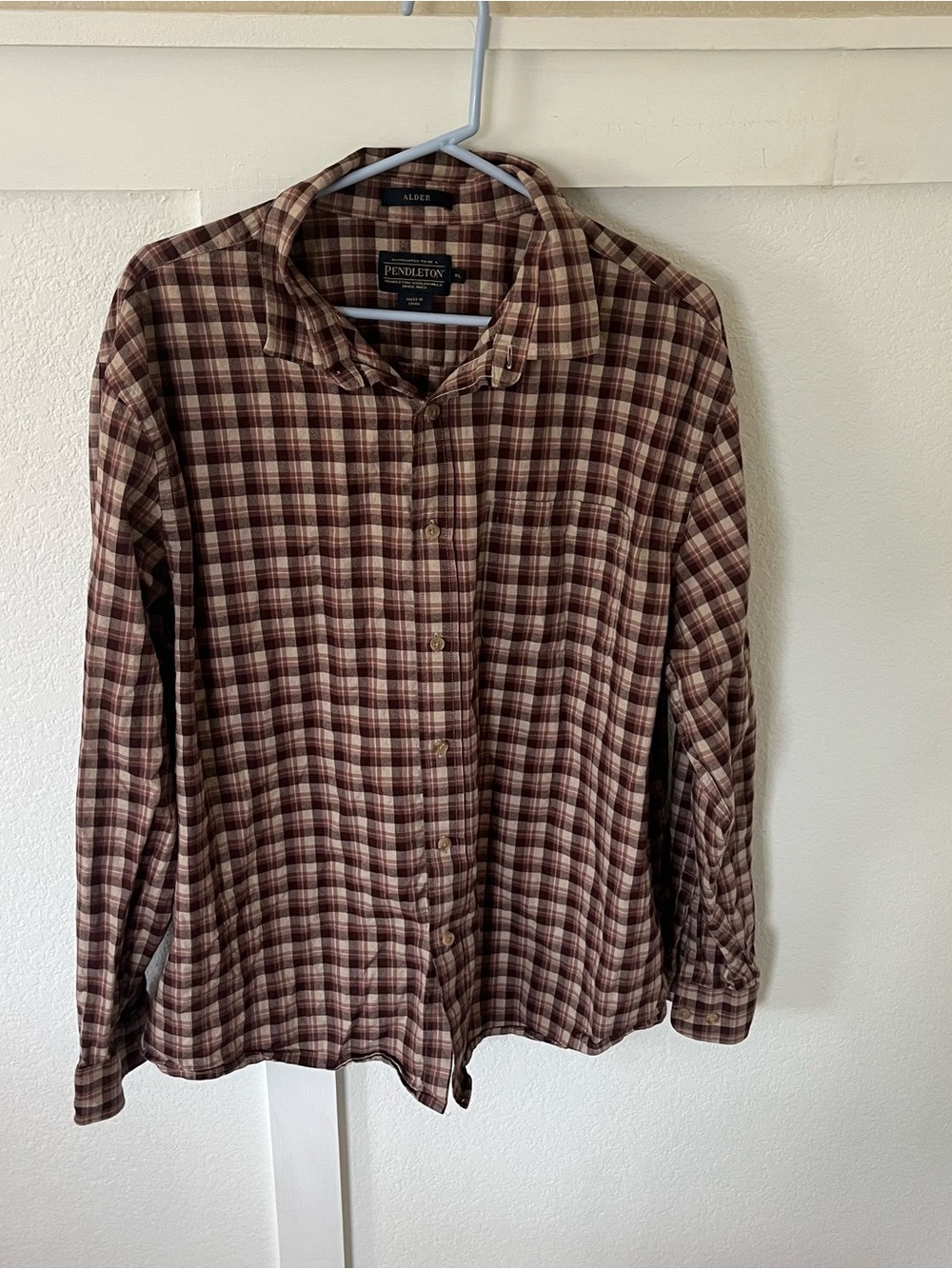 Pendleton Men's XL Plaid Alder Button-down Shirt